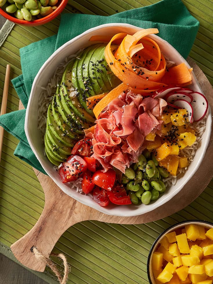 POKE BOWL DE JAMÓN