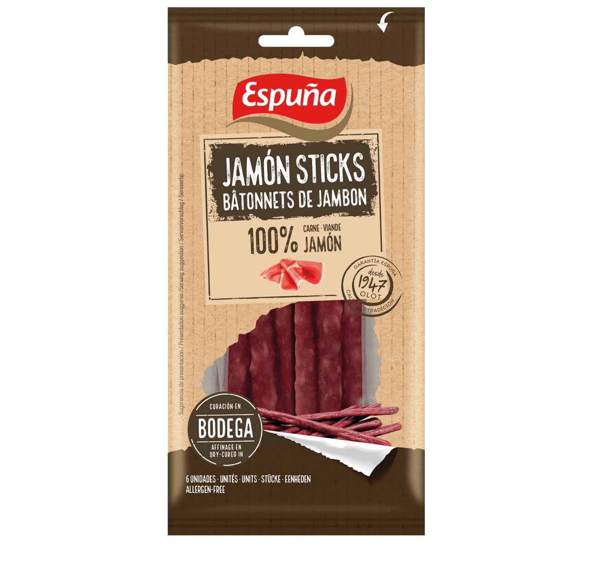 Bâtonnets de jambon 40g