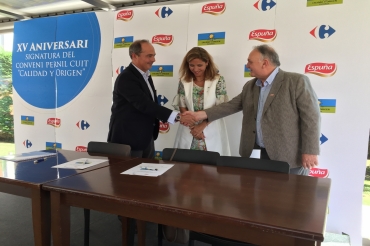 Carrefour reconduit son contrat avec Espuña lors du XVe anniversaire de leur accord CyO